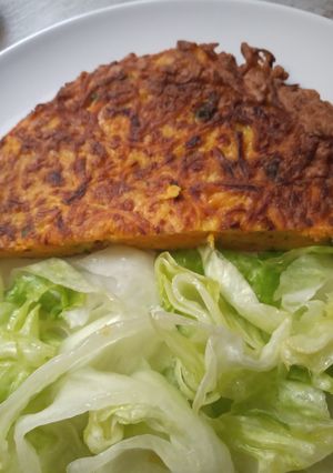 Una foto de Tortilla de zanahoria