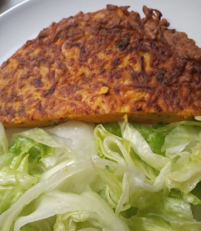 Una foto de Tortilla de zanahoria