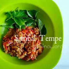 A picture of Sambal Tempe.