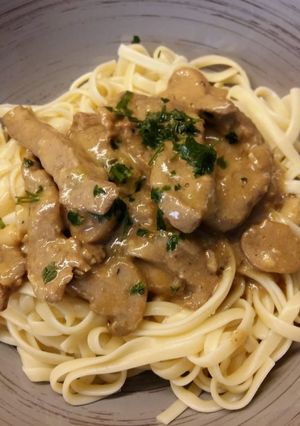 Φωτογραφία της συνταγής Υγιεινό Beef Stroganoff a la C&G