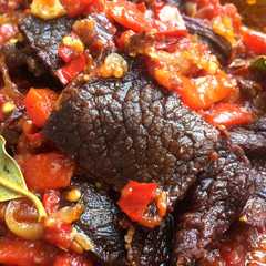 รูปของ Simple Dendeng balado