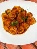 Tortellini cu vită și porc în sos de ghimbir!