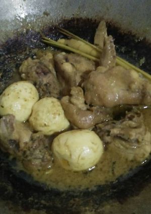 Foto resep Opor ayam telur simple