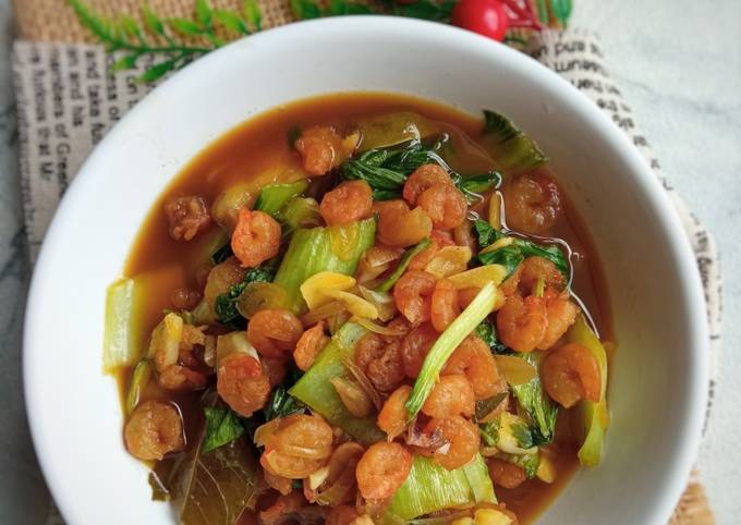 Udang Pokcoy Bumbu Tauco