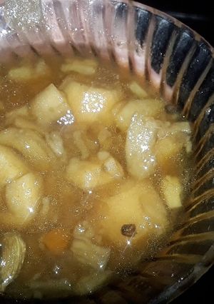 A picture of Sweet Potato in jaggery.
