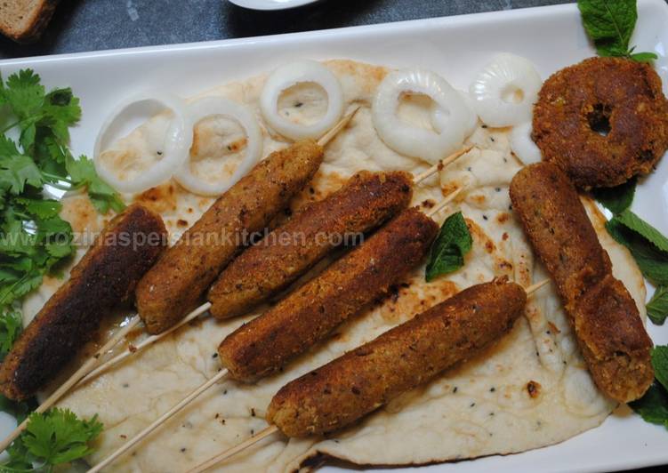 Step-by-Step Guide to Cook Perfect Vegetarian kebab