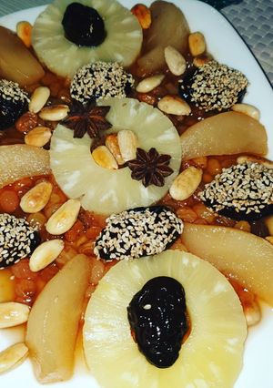 صورة لوصفة طاجين الحلو بدون لحم