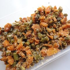 A picture of Carrots & Green beans fry.