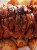 Arrosto all'arancia e speck