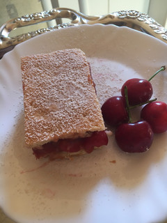 Cseresznyés pite recept fotója