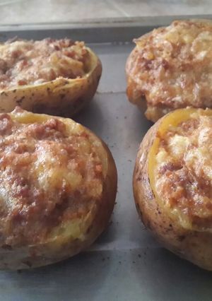 Una foto de Papas rellenas