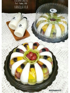 Foto resep Hampers Cream Cheese Fruit Pudding With Vanilla Vla