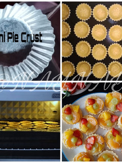 Foto resep Mini Pie Crust (Mini Pie Shells) / kulit pie mini