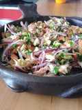 Ceviche de salmón dorado
