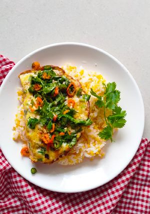 Foto resep Dadar Sambal Cilantro