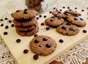 Foto resep Chocochip Butter Cookies Coklat