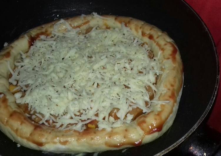 Resep Pizza Teflon (modal 70rb dapet 2 loyang) yang Bisa Manjain Lidah