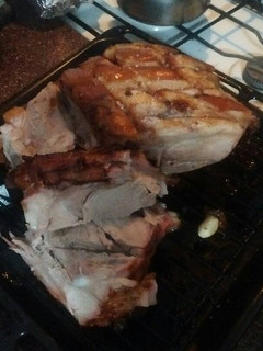 Una foto de Pata de cerdo al horno
