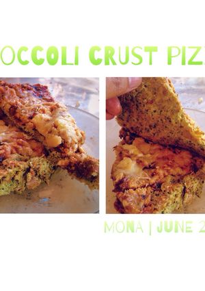Foto resep Pizza With Broccoli Crust