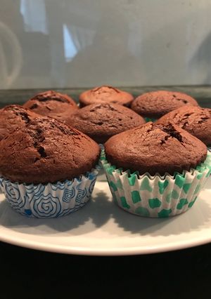 Kakaós muffin recept fotója