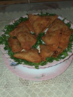 صورة لوصفة سمبوسة باللحم المفروم