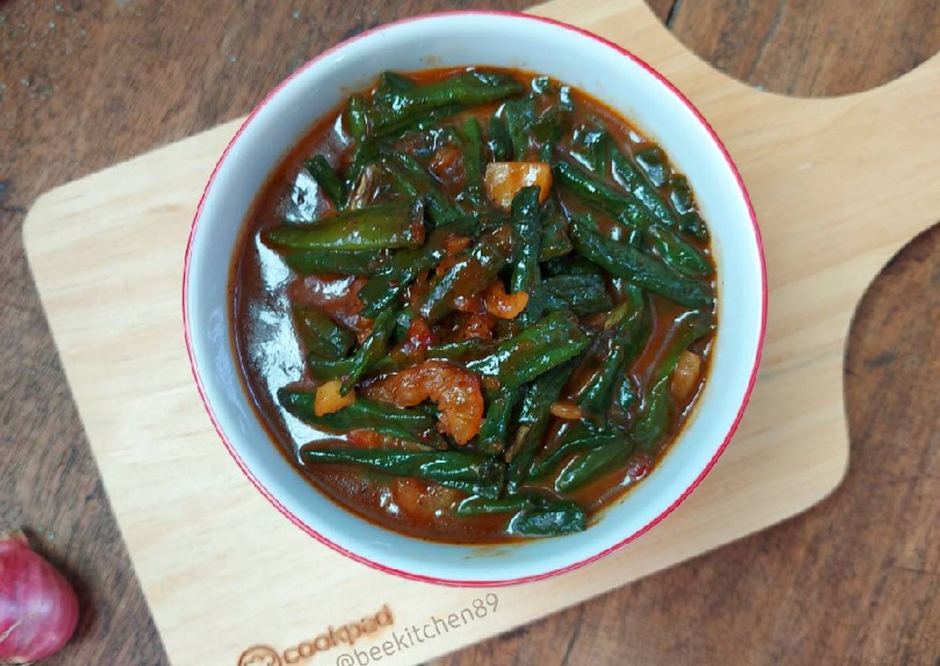 Rendang Kacang Panjang & Ebi