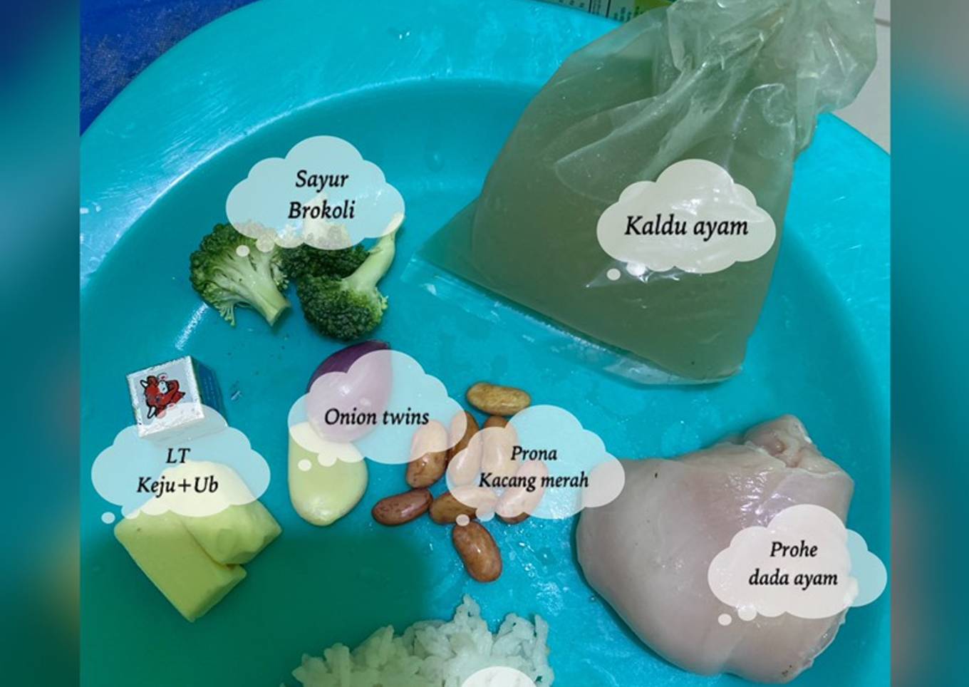 MPASI 6+ Ayam dikacangin