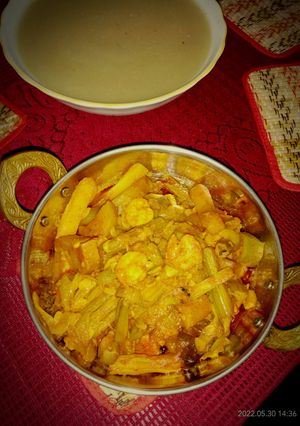 চিংড়ি মাছের সবজি (Chingri macher sabji recipe in bengali) রেসিপির প্রধান ছবি