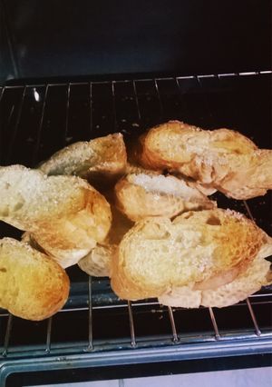 Hình của món Bánh mì bơ đường.