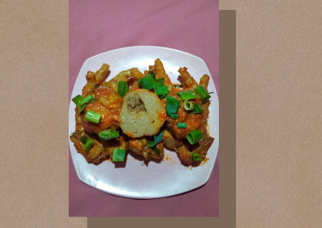 6. Ceker Bakso Pedas (metode 5.30.7)