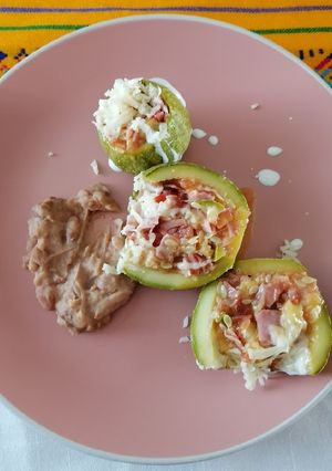 Una foto de Calabacitas rellenas