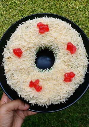 Foto resep Bolu marmer topping keju