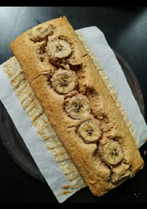 Una foto de Budín de Banana integral