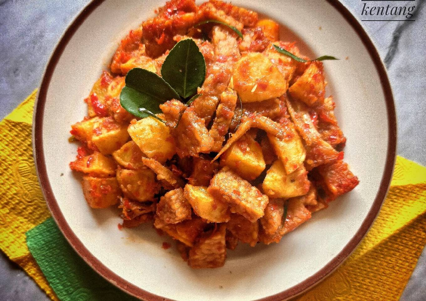 Sambal Goreng Tempe Kentang