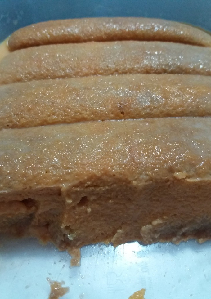 Una foto de Flan de dulce de leche y vainillas