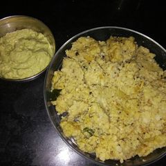 A picture of Varagu Arisi(kodo Millet) Pongal.