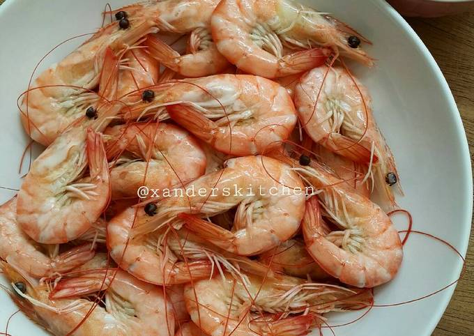 Resep Udang Rebus Oleh Xanders Kitchen Cookpad