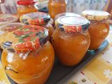 Almás, zsályas sütőtök chutney (csatni)