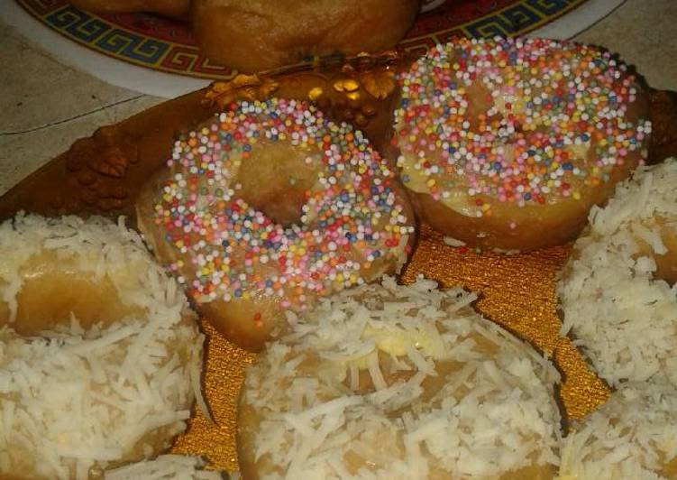 Donat kampung lembut no telur