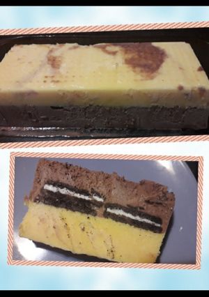 Una foto de Casata fácil con Oreos 😋