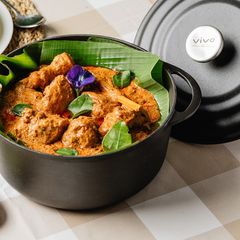 Chicken Rendang with Lime Leaves by Chef Dato’ Fazley Yaakob A picture of Chicken Rendang with Lime Leaves by Chef Dato’ Fazley Yaakob.