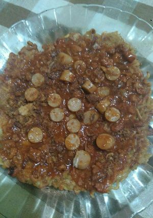 Foto resep Pizza Mie Teflon praktis dan enak