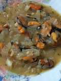 Mejillones picantes a la sidra