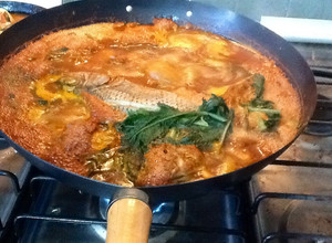 Una foto de Caldo de pescado