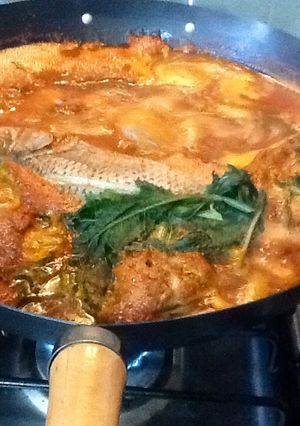 Una foto de Caldo de pescado