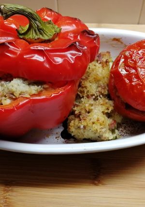 Une photo de Légumes farcis au boulghour