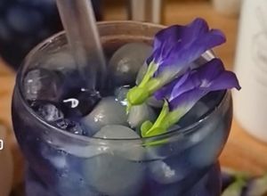 Foto resep Longan Butterfly Pea Tea Drinks