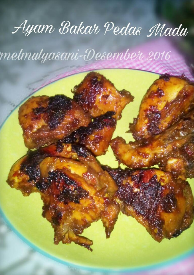 Foto resep Ayam Bakar Pedas Madu