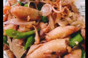 Resep Oseng cumi asin + cabe hijau kriting Simpel