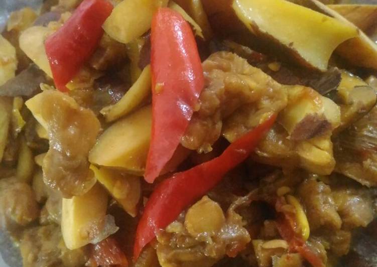 Resep Beton tempe oseng Anti Gagal